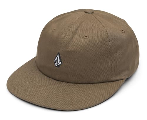 Image of Volcom Men's Full Stone Dad Hat - Adjustable Strapback Cap Embroidered Logo