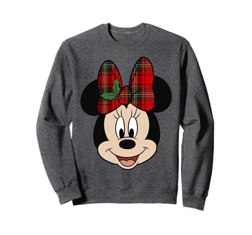 Nœud à carreaux Disney Mickey et ses amis Minnie de Noël Sweatshirt
