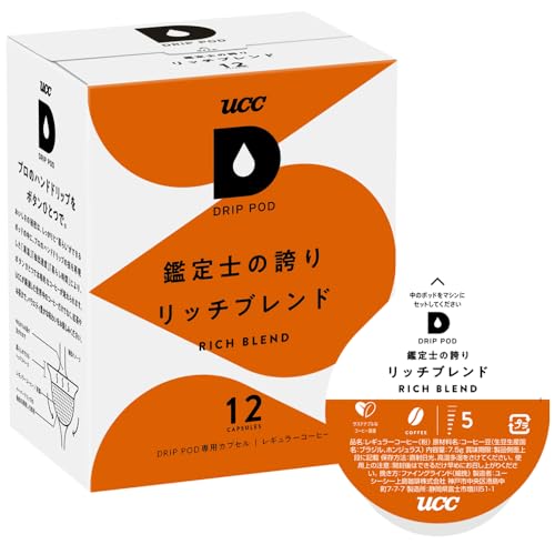 UCC DRIP POD �Ӓ�m�̌ւ� ���b�`�u�����h 12�p�b�N×3��