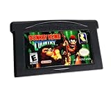 Donkey Kong Country Game Cartridge Card, Super Combo Classic Gameboy Advance Collection, 32 Bit Retro Video Game, 【English Version】, for Gba/ Gbm/ Gba Sp/ Nds/ Ndsl All Version Console