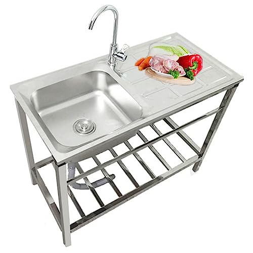 Évier de cuisine utilitaire pour nettoyer le jardin et le garage proprement