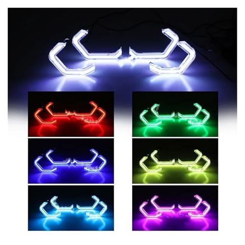 Ojos Ángel Faros Halo Anillos evitan el frontal obsoleto 3