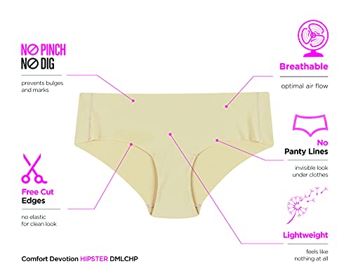 Culotte invisible hipster dmlchp imprimé cocoa cat print taille 5 - 3
