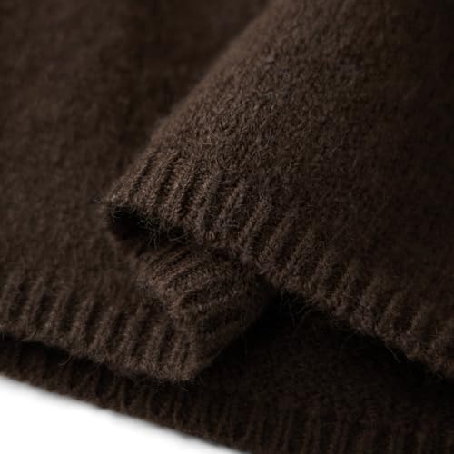 Women Casual Cardigan Sweater Lightweight Loose Crewneck Button Down Long Sleeve Basic Knit Tops4