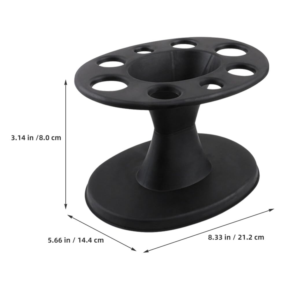 Rotating Hair Holder,Barber Storage Holder Salon Shears Holder Hair Stylist Container Hairdressing Tools Organizer Black