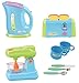 Liberty Imports Kitchen Appliances Toy for kids - Mixer, Toaster, Kettle, Cups & Utensils Set