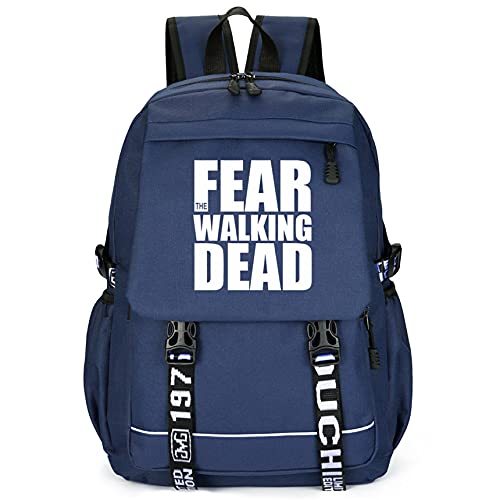 CBA BING Mochila para niños The Walking Dead Peripheral de Gran Capacidad Impresión 3D Estudiante...