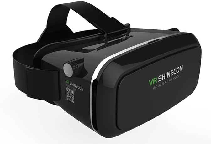 VR Premium VR Set Without Remote Controller for Adult and Kids and use All mobiles (Black) 2.6