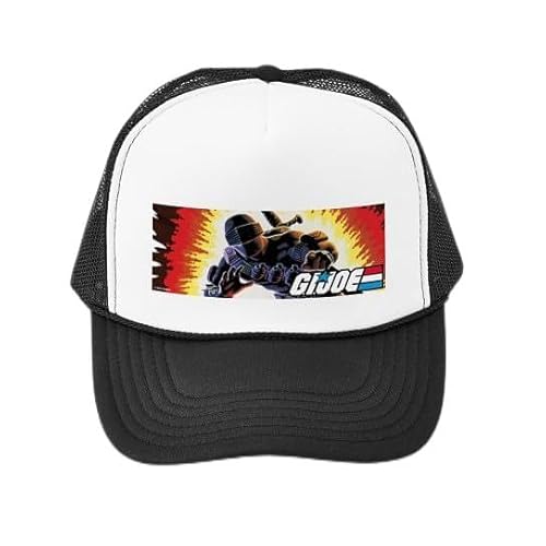 CafePress GI Joe: Snake Eyes Snapback Trucker Hat Black/White