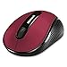 Microsoft D5D-00038 Wireless Mobile Mouse 4000; Ruby Pink Red Top with Black Sides