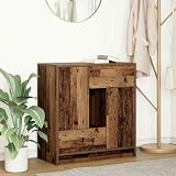 Posizionabile in modo flessibile: dimensioni 70,5 x 34 x 74,5 cm, si adatta anche a piccoli angoli, design intramontabile in legno anticato si armonizza con mobili rustici, industriali o moderni per la sala da pranzo