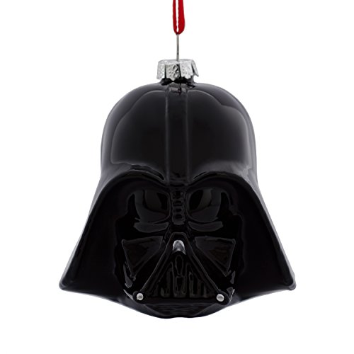 Hallmark Christmas Ornament Star Wars Darth Vader Helmet Blown Glass