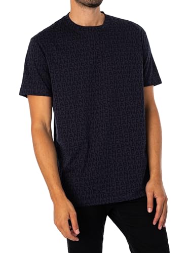 Armani Exchange Men's All Over Logo Print Regular Fit Tee2