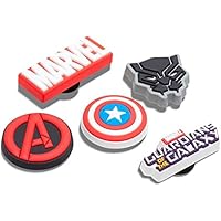 Crocs 5-pack Marvel Jibbitz Shoe Charms, Encantos para zapatos,