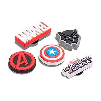 Crocs 5-pack Marvel Jibbitz Shoe Charms, Encantos para zapatos, unisex-adulto, Marvel, Talla única | Ya disponible en tu tienda friki favorita! En mundofriki.es! Crocs 5-pack Marvel Jibbitz Shoe Charms, Encantos para zapatos, unisex-adulto, Marvel, Talla única | Ya disponible en tu tienda friki favorita! En mundofriki.es!