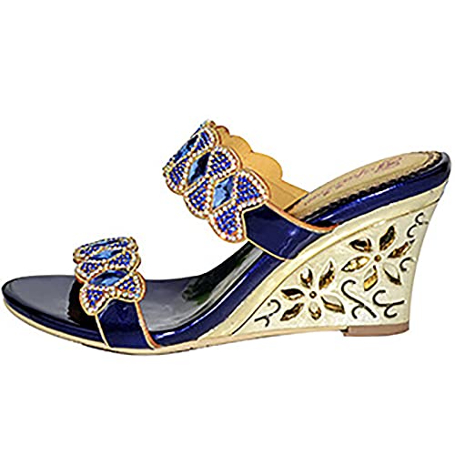 Sandales confortable gladiateur sans lacet dotées de talons hauts stables pour femme