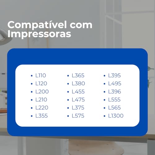 12x Tinta Compatível Epson 664 L395 L355 L365 L375 Cmyk