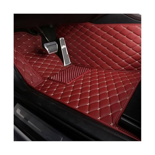 Tapis de sol voiture en cuir sur mesure Ford Mondeo Mk4 finition luxe