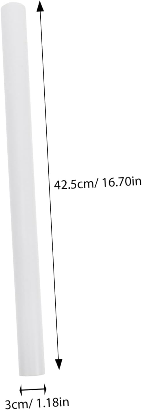 jojofuny Poster Storage Tube for Artwork, Abs, 41cm White 6 Pack