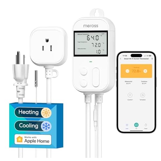 Smart Wi-Fi Temperature Controller Outlet