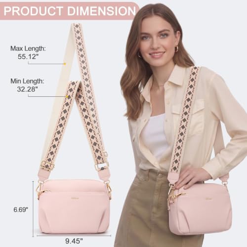 Image of Crossbody Bag for Women Vegan Leather Handbag Purse Anti Theft RFID