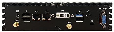 Jetway JBC375F532W-2930-B Intel Celeron N2930 Quad Core Fanless PC with 8GB DDR3L RAM, 2.5" SATA Drive, Dual LAN, Wi-Fi, DVI, SIM Slot