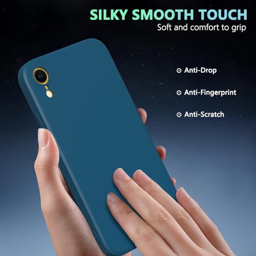 Image of for iPhone XR Case Dark Blue, Scratch Resistant with Soft Touch, Slim Thin Phone Cover for iPhone XR 6.1 inch