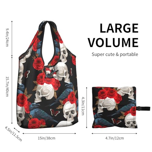 Reusable Grocery Bags Washable Foldable Shopping Bags Reusable Shopping Tote4