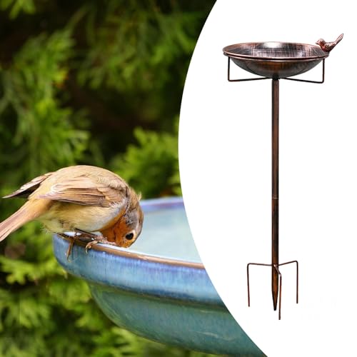 Mangeoire à oiseaux en fer forgé, accessoire décoratif de haute qualité - 5