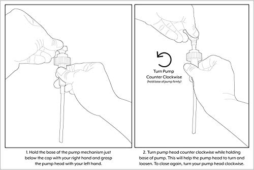 image for JiatuA Pump Bottle, 15oz/450ml Refillable Plastic Empty Lotion Soap Di