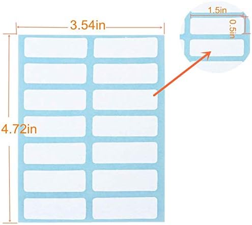 Miniatura 3 de Deli Etiquetas autoadhesivas No.7180 - 12 hojas (168 etiquetas)