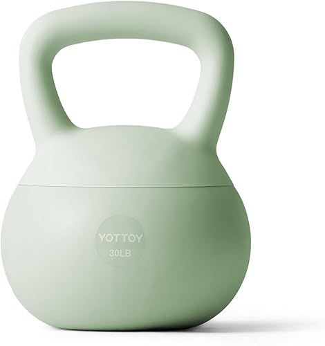 Miniatura 15 de YOTTOY Pesa rusa suave, pesas rusas con agarre antideslizante para entrenamientos en casa, juego de pesas rusas fuerza y seguridad garantizadas