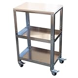 アストロプロダクツ ステンレスワゴン 3段 SW166 | 中段ワゴン ガレージ