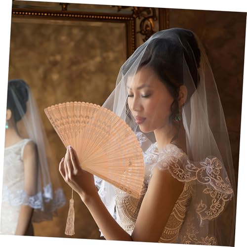 Éventail compact de style chinois contre les bouffées de chaleur - 7