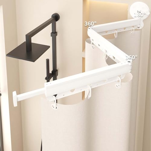 Barre de douche réglable pliable pour éviter les inondations - 4