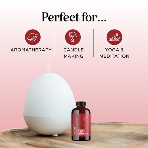 Image of Uplift Aromatherapy Essential Oil Blend - Happy Essential Oil Blend of Calming Essential Oils for Diffusers for Home and Travel with Citrus Essential Oils and Pure Aromatherapy Oils for Diffusers 2oz