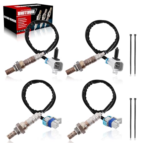 Sensor de oxígeno Juego de 4 para Chevy GMC Cadillac 2008-2014 miniatura 1