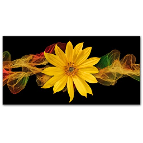 Fleurs Moderne Toile Peintures Murales Grand Tournesol pour illuminer la déco de votre salon