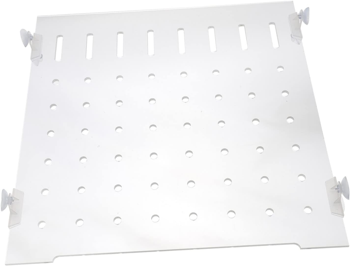 POPETPOP 1set Aquarium Segregation Plate Isolation Board for Fish Tank Separation Includes Fixed Clips Easy Setup for Multiple Fish Breeding