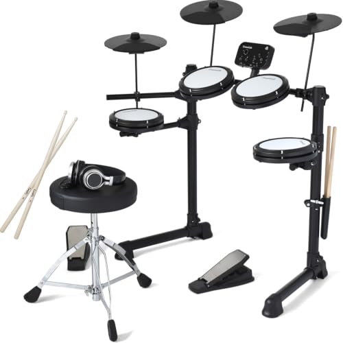 GrooveLab �O���[�����u �d�q�h�����Z�b�g ���b�V���p�b�h�d�l HitSync GLHS-01/WH �z���C�g [�h�����C�X�A�w�b�h�t�H���A�X�e�B�b�N(2�{1�g)�A�X�e�B�b�N�z���_�[�A�h�����L�[�A�\���X�e�B�b�N�t��]