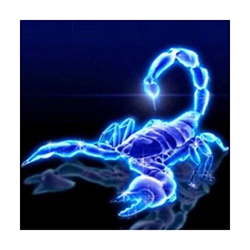 Fablcrew DIY 5d Diamant Peinture Kits Complète Strass Broderie Pictures Arts Craft pour Maison Décoration Murale,Scorpion 30x30CM Cover