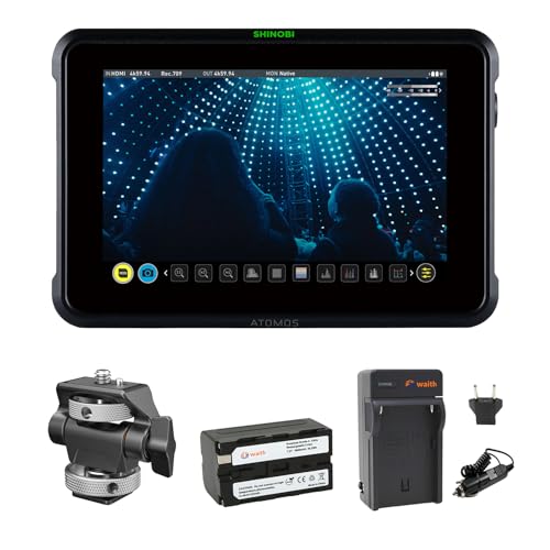 Atomos Shinobi 7-Inch 4K Portable Monitor with Accessories