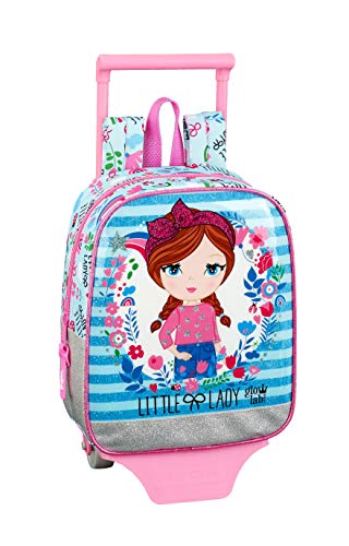 Glowlab Little Lady Mochila Guardería Ruedas  Carro  Trolley  Multicolor  Única
