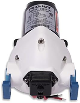 Flojet 03526-144A Triplex Diaphragm Automatic Water System Pump, 2.9 GPM 50 PSI, 12 volt DC