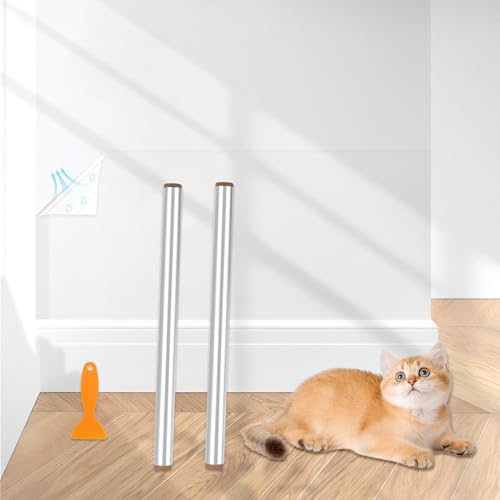 Qiimenguer 2 rollos de lámina protectora de pared antiestática, autoadhesiva, 30 x 200 cm por rollo, lámina adhesiva para muebles para paredes, cocinas, mesas, puertas sobre lámina de mesa