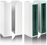 FHMIDIC Magnetischer Handschuhhalter, Wand Handschuhhalter für Einweghandschuhe, Stahl Handschuhspender für Einmalhandschuhe, Taschentücher für Garagen, Werkstätten und Küchen (Weiß)