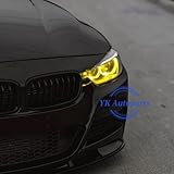 4Pcs CSL Yellow DRL Boards For 2012 2013 2014 2015 BMW 3 SERIES F30 F31 F34 GT 320i 328i PRE-LCI Xenon Headlight Daytime Running Light DRL, DRL Chips, 63117398766 (Lemon Yellow) - Image 7