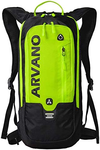 Arvano Bike Backpack, Breathable Cycling Backpack Mountain Bicycle Rucksack, 6L Mini Lightweight Biking Daypack Ski Rucksack Sport Bags Gift for Skiing Mtb Running Hiking Camping Trekking
