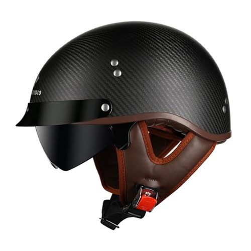 Casque jet vintage ECE pour rouler en scooter en ville chaque saison