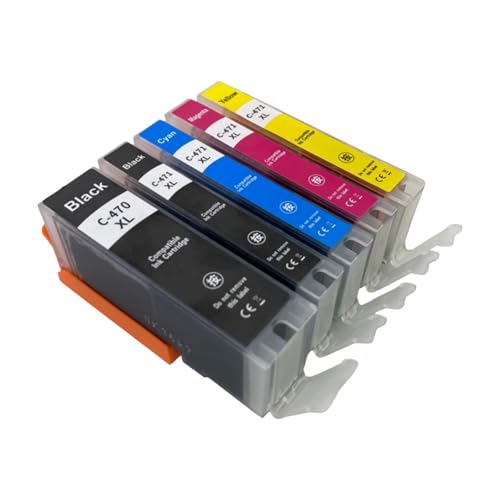 Cartouche PGI470XL CLI471XL encre noire compatible TS5040 MG5740 imprimante jet d'encre